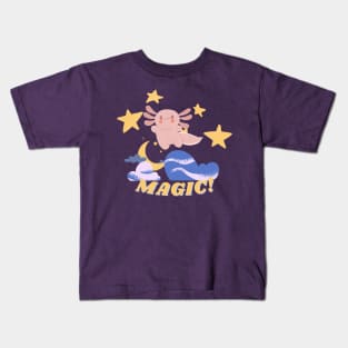 Axolotl Magic Design Kids T-Shirt
